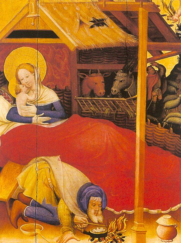 Konrad of Soest Nativity France oil painting art